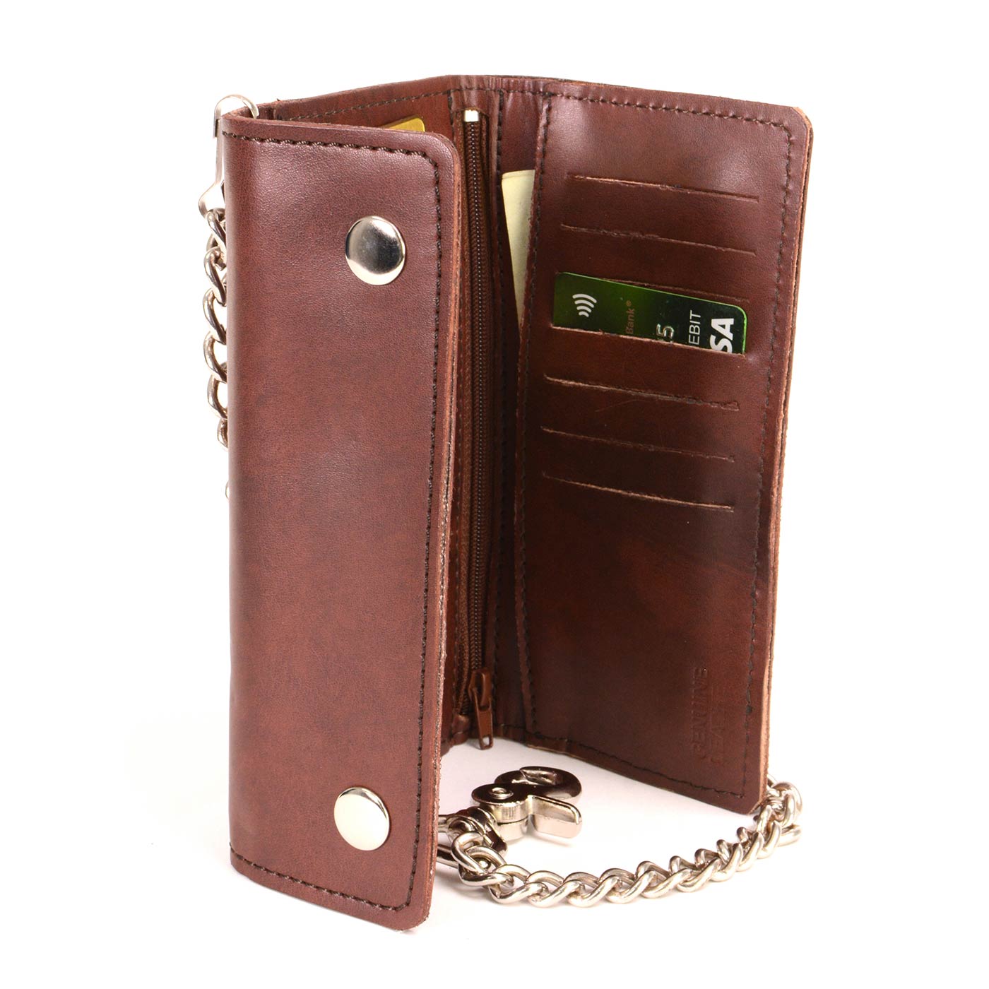 Milwaukee Leather Men's 7-Inch Antique Brown Leather Tri