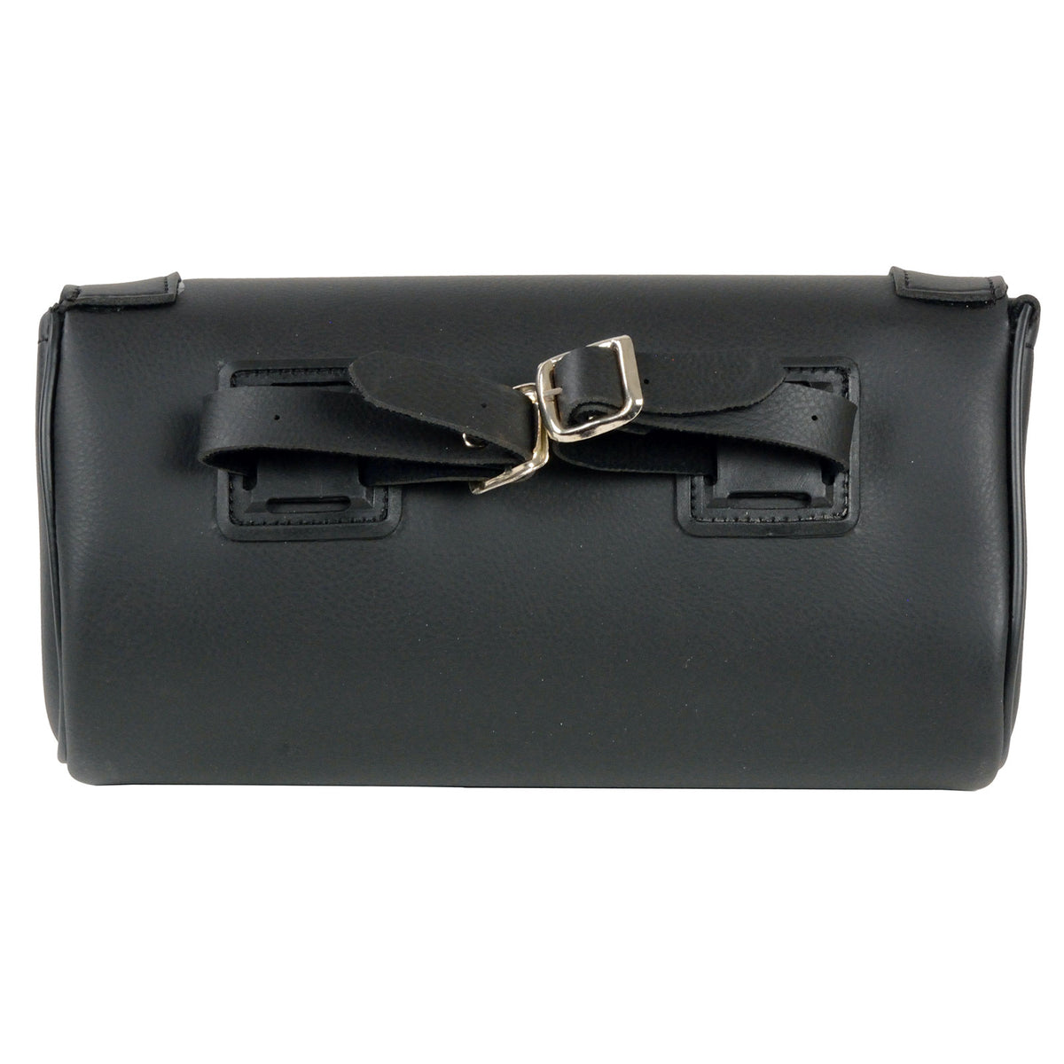 Milwaukee Leather SH61401 Black Medium Motorcycle Windshield PVC Tool Bag with Velcro Closure