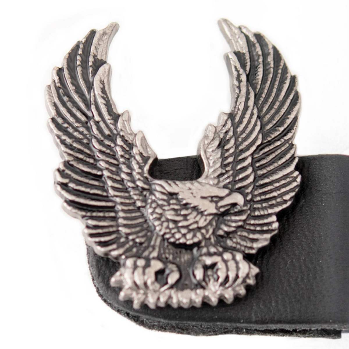 Milwaukee Leather 1-PC Vest Extender Eagle With Wings, Double Chrome Chains - 4-Inch - MLA1046-SINGLE