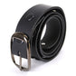 Milwaukee Leather MP7111 Men's Black Premium Leather 1.5 Inch Wide Belt with 12 Gauge Shell Emblems