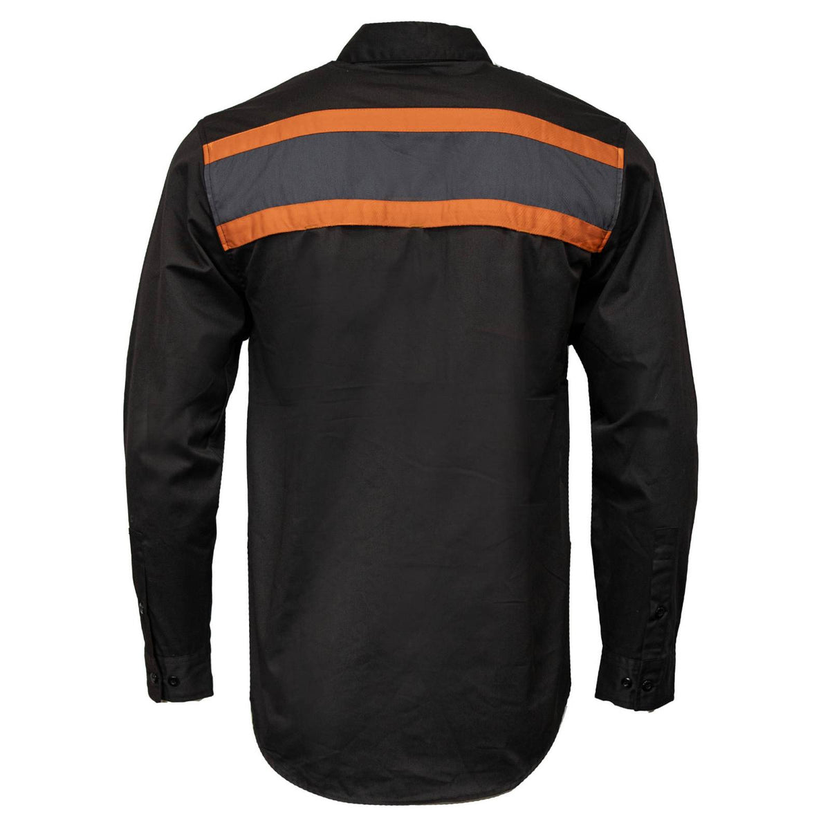 MMCC Men's Shift Crew Long Sleeve Vented Mechanic Shop Shirt - MMC16152