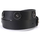 Milwaukee Leather MP7111 Men's Black Premium Leather 1.5 Inch Wide Belt with 12 Gauge Shell Emblems