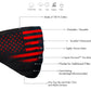Milwaukee Leather FMD1017 'Black and Red US Flag' 100 % Cotton Protective Face Mask with Optional Filter Pocket