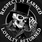 Hot Leathers GMS1347 Men’s ‘Respect Top Hat’ Black T-Shirt
