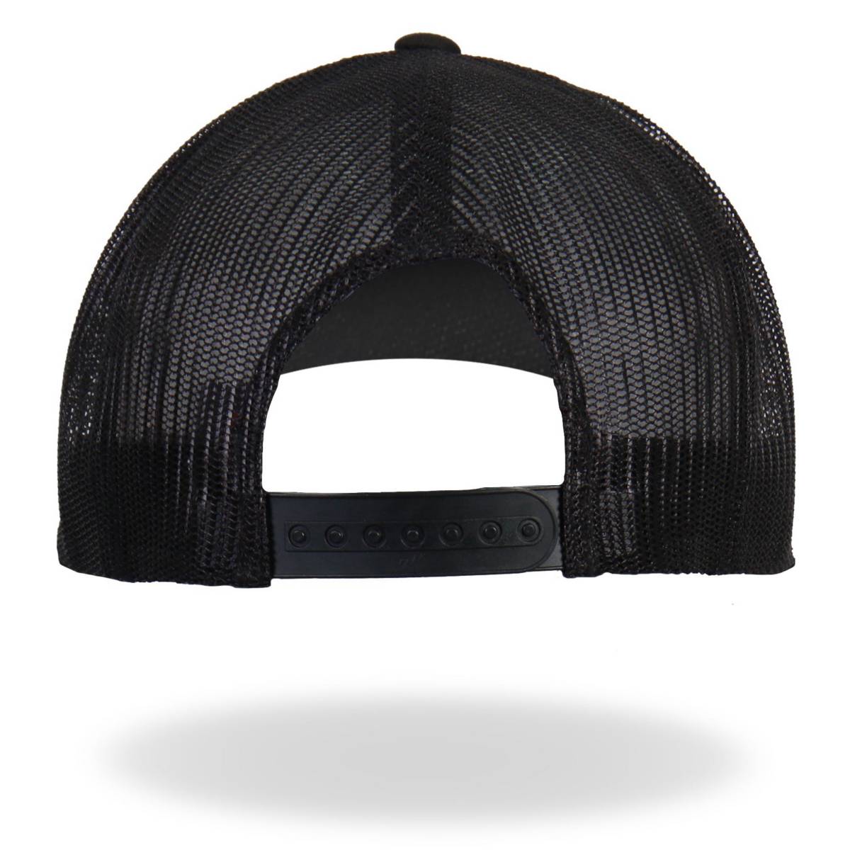 Hot Leathers Support Your Local Black Snap Back Trucker Hat GSH2048