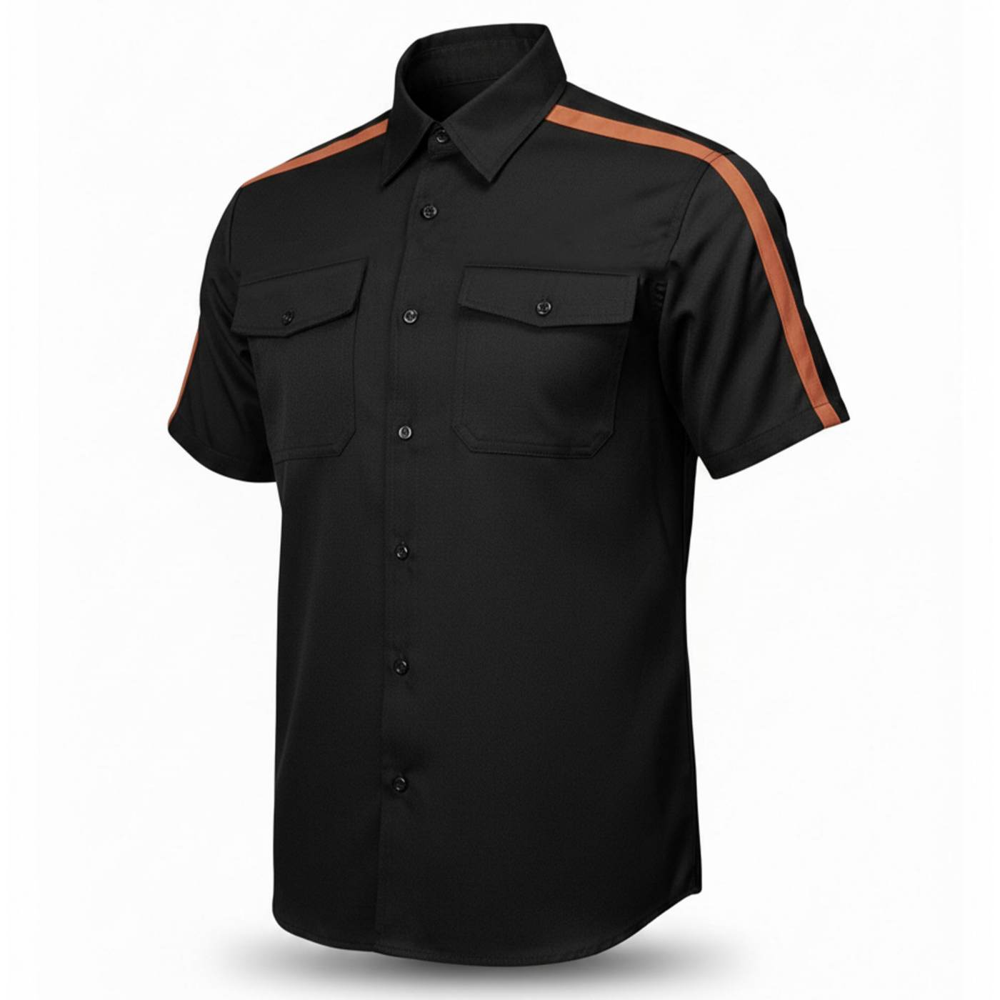 MMCC Men's Track Mark Polyester Blend Mechanic Shirt - MDM11623