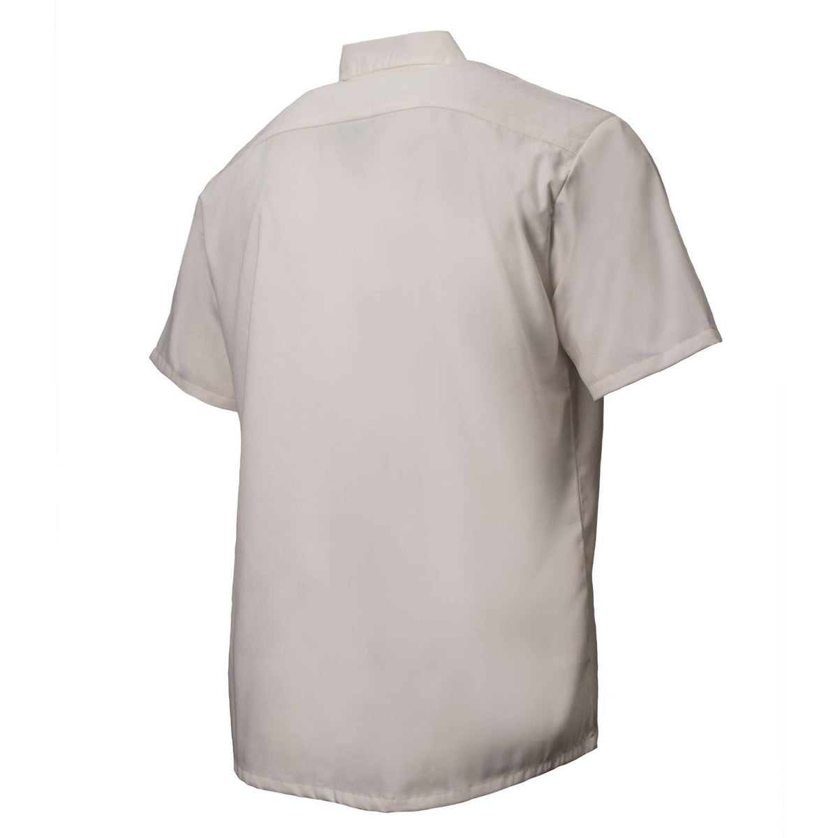 MMCC Men's White Super Duty Polyester Blend Mechanic Shirt - MDM11665