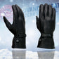 Milwaukee Leather MG7519SET Men’s Black Leather Heated Winter Gloves for Motorcycle Ski Hiking w/ Battery & i-Touch