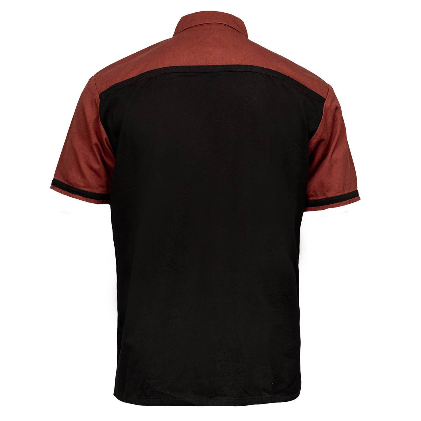 MMCC Men's Pit Line Mechanic Button Up Shirt - Dual Chest Pockets - Microfiber Panel - Rider Ready - MMC16025