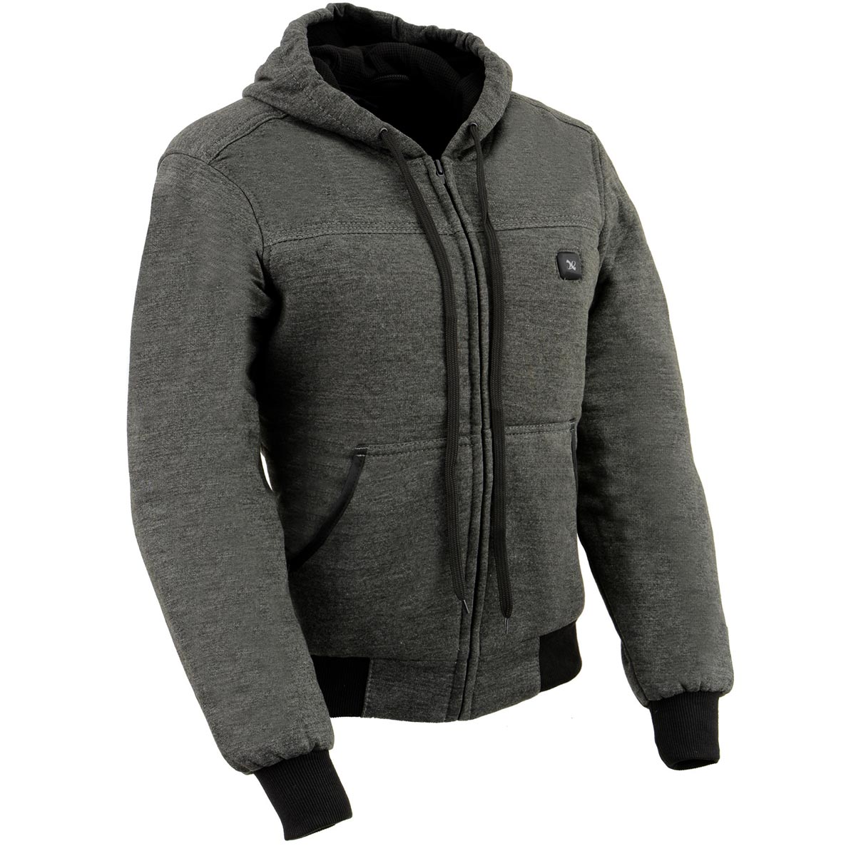 Nexgen Heat Women's Heated Hoodie Jacket - MPL2713SET Grey | 3 Level Motorcycle Riding, Winter Ready, Outdoors Use