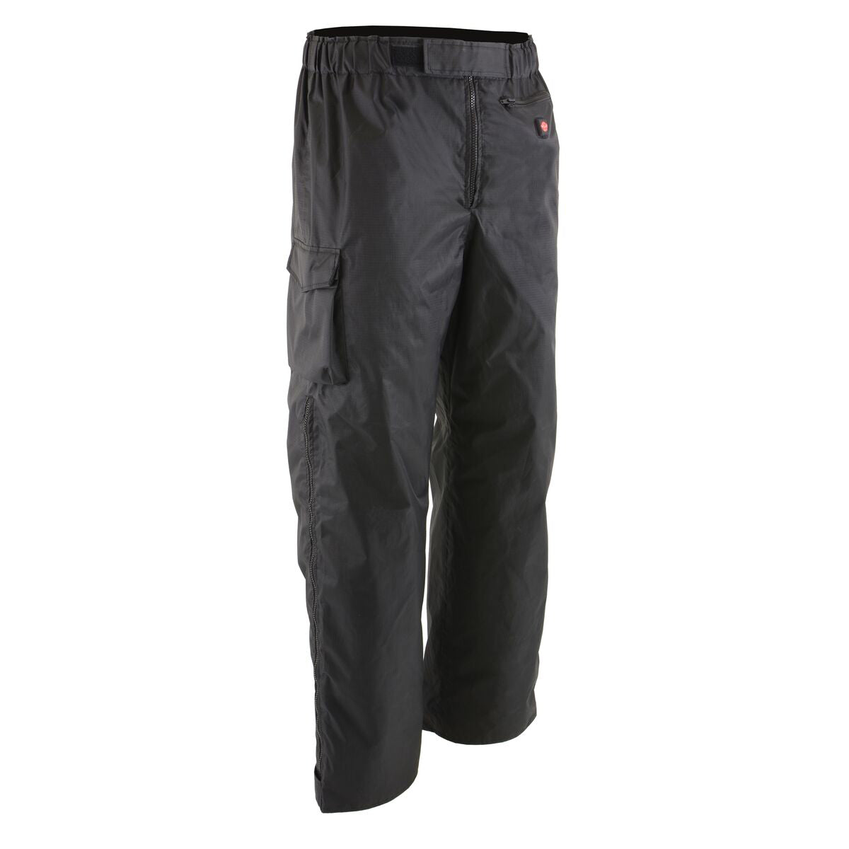 NexGen Heat MPM5720DUAL Men's Black 'Heated' Textile Water Resistant Over Pants (Battery Pack Included)