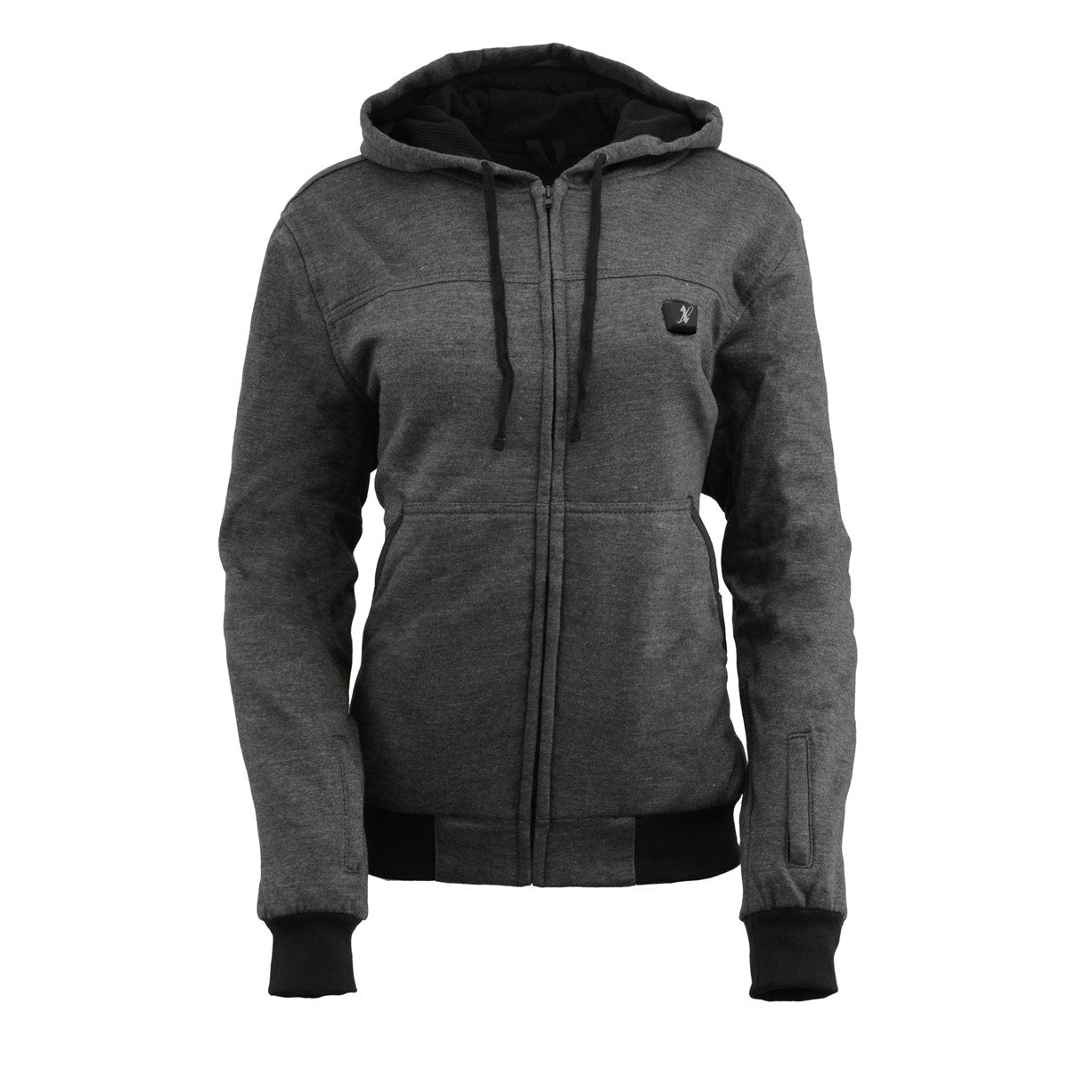 Nexgen Heat MPL2717DUAL Women's Grey Heated Hoodie w/ Dual Power Technology - Jacket for Winter w/ Battery Pack