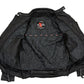 NexGen Men's SH2389 Black and Grey Armored Racer Jacket