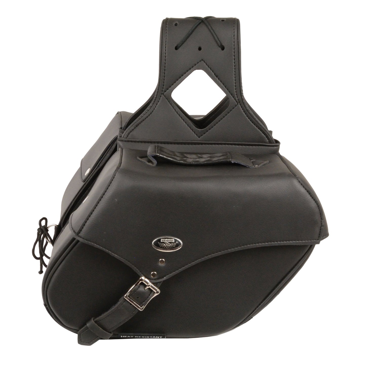 Milwaukee Performance SH66801ZB Medium Zip-Off Single Strap PVC Throw Over Saddlebags