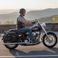 Milwaukee Leather MP8305 Black PVC Cruiser Style Slant Pouch Throw Over Saddlebags