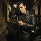 Event Leather EL5411 Men's Black Classic Side Lace Motorcycle Leather Jacket – Motorcycle Riding Jackets