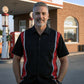 Milwaukee Motorcycle Clothing Co. Men’s Blk/Red Mechanic Work Shirt – w / Reflective Strip, Rider‑Built MDM11607