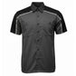 Milwaukee Motorcycle Clothing Co. Men’s Delco Gray/Black Mechanic Rider Ready Shirt w/ Reflective Strip MDM11605