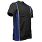 MMCC Men's Driftline Blue Poly-Blend Mechanic Shirt - MDM11609