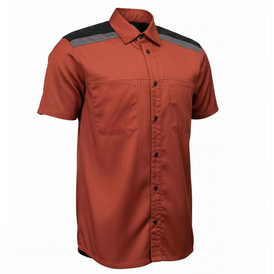 MMCC Men's Shift Line Mechanic Vented Work Shop Shirt - MDM11621