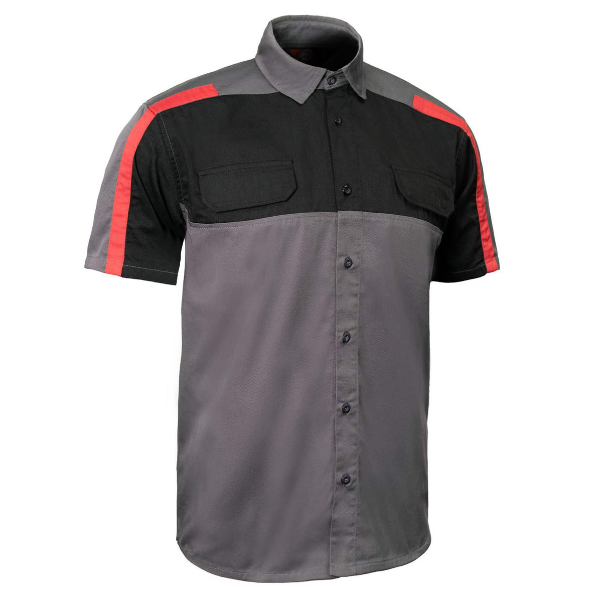MMCC Men's Draft Crew Mechanic Vented Work Shop Shirt - MDM11695
