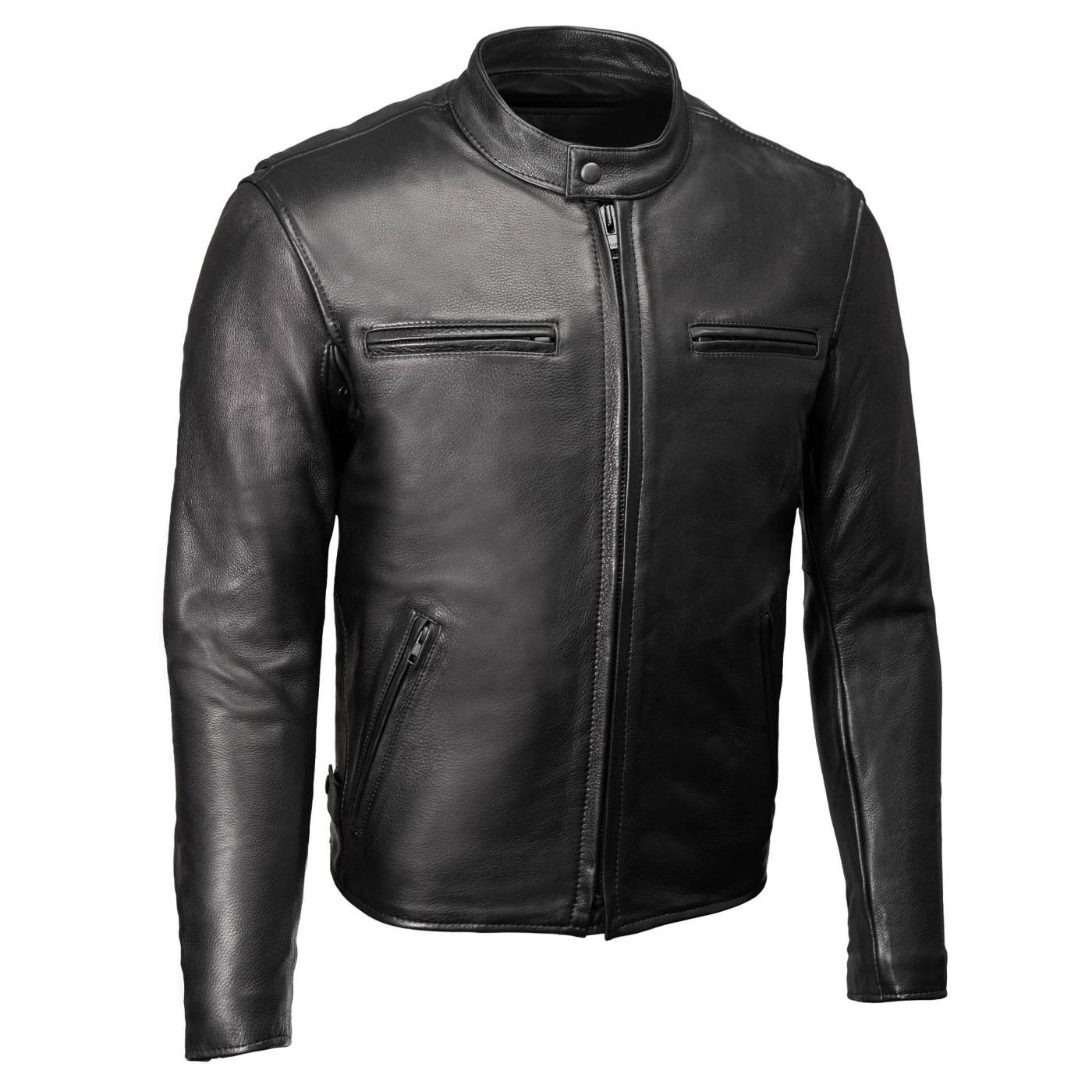 Milwaukee Leather USA MADE MLJKM5001 Men's Black Road Racer Premium