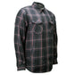 MMCC Men's 'Deadwood' Reversible Flannel Shirt - 100% Cotton Snap Front Plaid w/ Chest and Hand Pockets - MNG11805