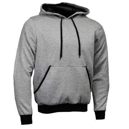 Milwaukee Leather Men's Streetguard Black CE Armored Riding Hoodie, Shoulder and Elbow Armor - MPM1769