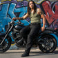 Milwaukee Leather MPM5590 Men's Black CE Armored Cargo Jeans Pants Reinforced w/ Aramid by DuPont Fibers