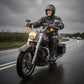 Milwaukee Leather MPM9510 Men's Black Water-Resistant Motorcycle Rain Suit with Hi Vis Reflective Tape