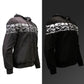 Milwaukee Leather Men's Bare Bones Black Reflective Skull CE Armored Riding Hoodie, Shoulder and Elbow Armor - MPM1798