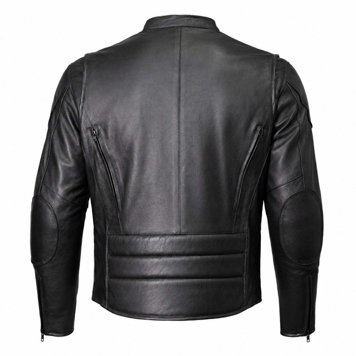 Milwaukee Leather Men's Premium Black Leather Motorcycle Riders Jacket with CE Armor Protection - LKM17003