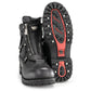 MMCC MB440 Men's Throttle Black Leather Biker Boots - Riding Footwear