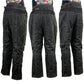 Milwaukee Leather MPM5729 Men's Black Tri-Tex Fabric Motorcycle Rider Pants w/ CE Armor Protection