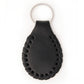 Milwaukee Leather Black Skull Head Pewter Emblem Key Chain - MLA9505