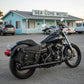 Milwaukee Leather SH66401ZB Black Large 'Studded and Braided' Zip-Off PVC Throw Over Motorcycle Saddlebags