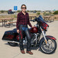 Milwaukee Leather Women's Leather Motorcycle Chaps w/ Embroidery Detail, Adjustable Fit Riding Gear - LKL16703