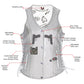 Milwaukee Leather LKL4711 Women's Black Premium Leather Motorcycle Vest with Side Lace Adjustment