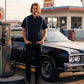 Milwaukee Leather MDM11674 Men’s Black-Grey Button-Up Heavy-Duty Work Shirt - Classic Mechanic Shirt w/ Pockets