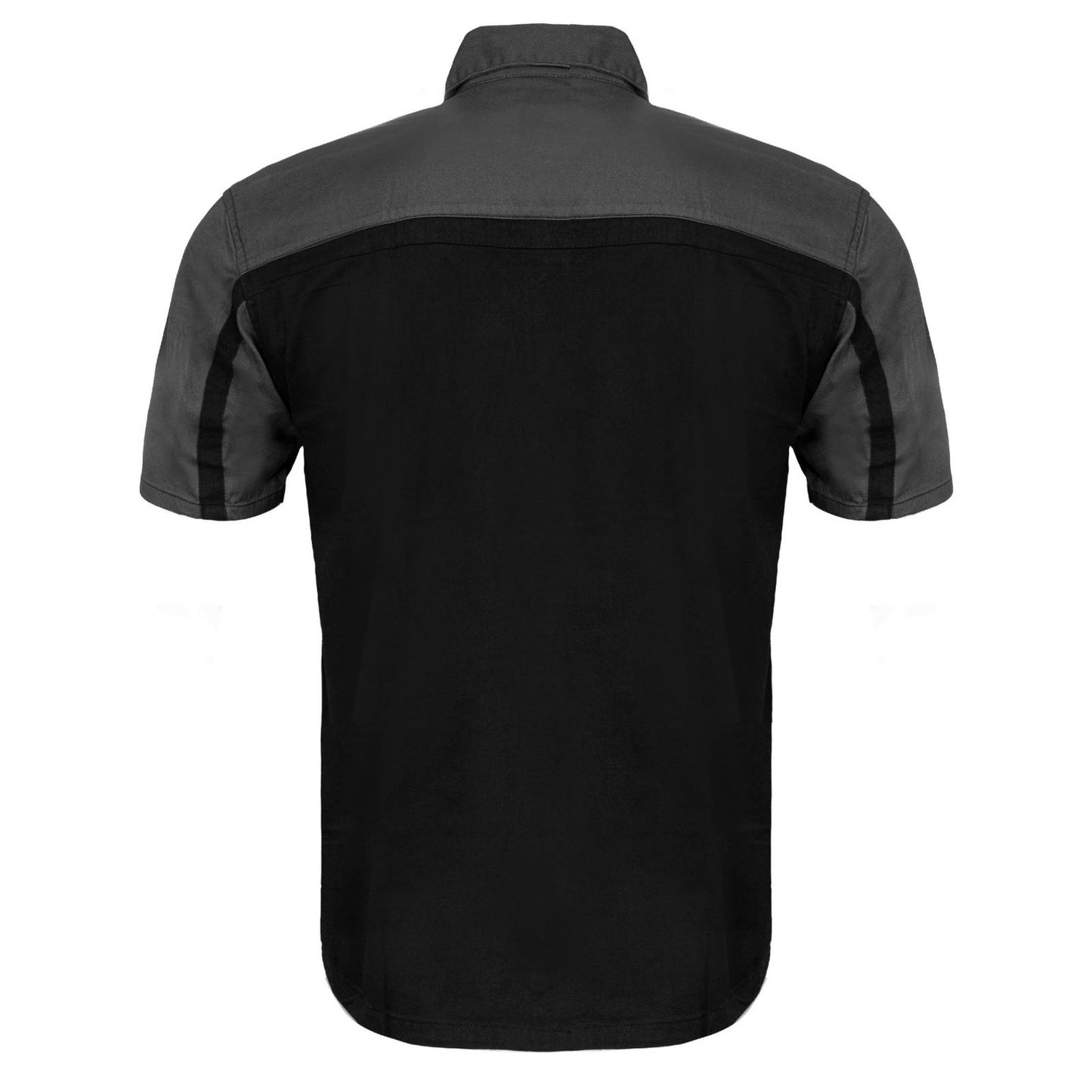 MMCC Men's Gear Head Classic Mechanic Button Up Shirt - Dual Chest Pockets - Microfiber Panel - Rider Ready - MMC16011