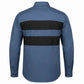 MMCC Men's Block Shift Long Sleeve Mechanic Shop Shirt - Microfiber Panel - MMC16155