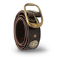 Milwaukee Leather Men's Cross Circle Brown Leather Belt w/ Interchangeable Buckle - 1.5 inches Wide - MP7127