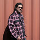 Milwaukee Leather MPM1637 Men's Plaid Mechanic Long Sleeve Flannel Biker Shirt