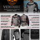Milwaukee Leather Men's Venture Dark Grey/Black Textile Motorcycle Jacket w/ CE Armor - MPM17032