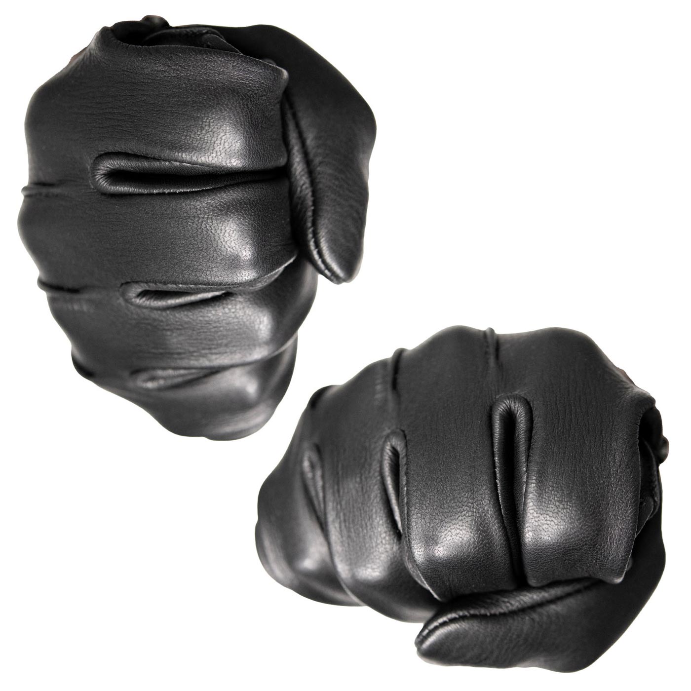 Z1R Men's Black Premium Deerskin Leather Motorcycle Riders