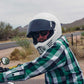 Milwaukee Leather MNG11636 Men's Flannel Plaid Shirt Green and White Long Sleeve Cotton Button Down Shirt