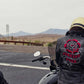 Hot Leathers JKL2001 Women's Black 'Embroidered Bling Rose Design' Braided Motorcycle Leather Jacket