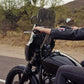Hot Leathers JKL2001 Women's Black 'Embroidered Bling Rose Design' Braided Motorcycle Leather Jacket