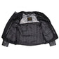 Milwaukee Leather Men's Premium Black Leather Motorcycle Riders Jacket with CE Armor Protection - LKM17003