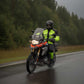 Milwaukee Leather MPM9510 Men's Black and Neon Green Motorcycle Water Resistant Rain Suit w/ Hi-Vis Reflective Tape